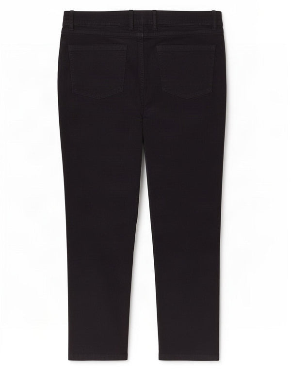 Marks & Spencer Womens Tapered Corduroy Trousers UK 18 XL W36 L27 Navy Blue
