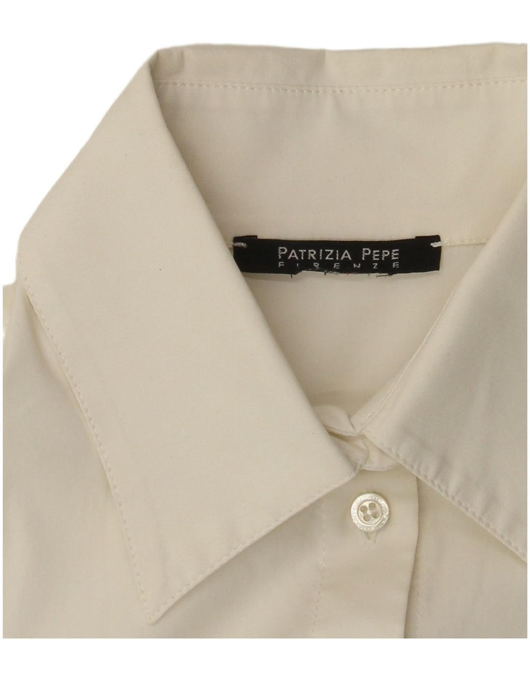 Patrizia Pepe Womens Shirt UK 12 Medium White
