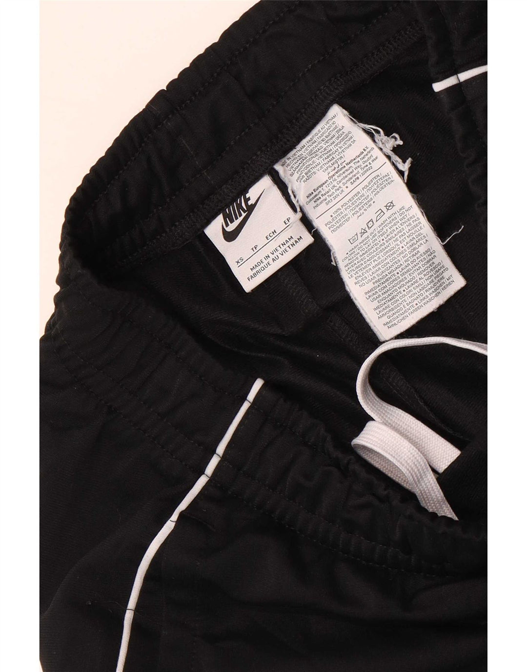 Nike Mens Tracksuit Trousers Joggers XS Black Polyester
