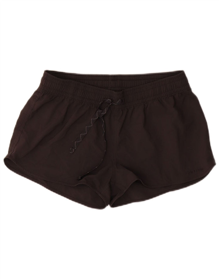 Patagonia Womens Sport Shorts UK 14 Medium Black Polyester