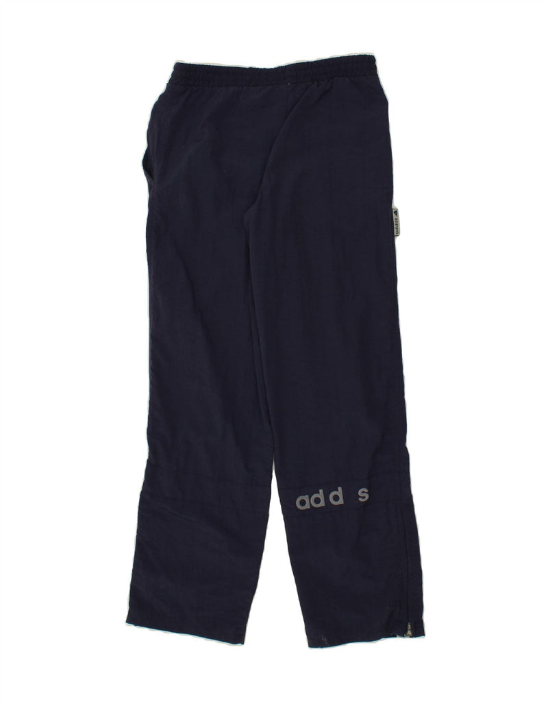 ADIDAS Boys Tracksuit Trousers 11-12 Years Navy Blue Polyester | Vintage Adidas | Thrift | Second-Hand Adidas | Used Clothing | Messina Hembry 