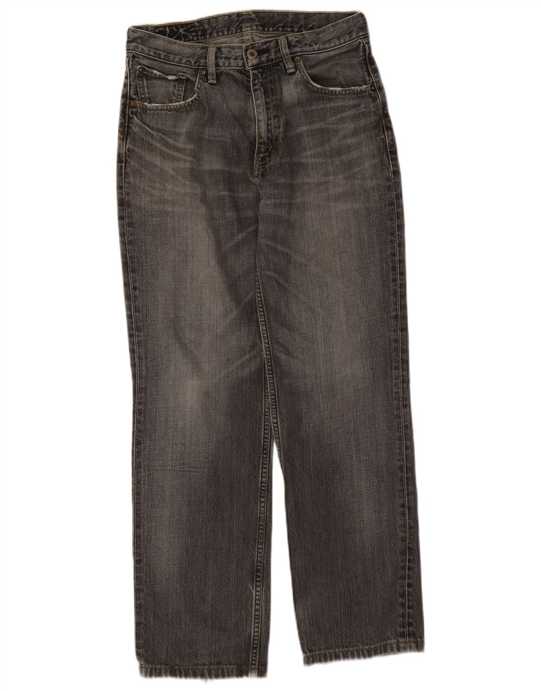Levi's Mens 502 Tapered Jeans W31 L30 Grey Cotton