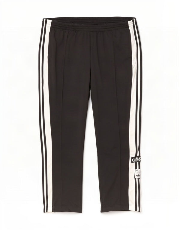 Adidas Womens Graphic Tracksuit Trousers UK 32/34 4XL Black Colourblock