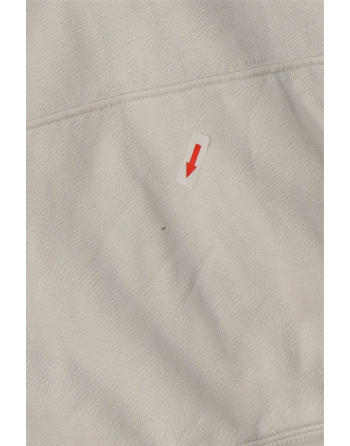 Levi's Mens Graphic Hoodie Jumper Large White Cotton