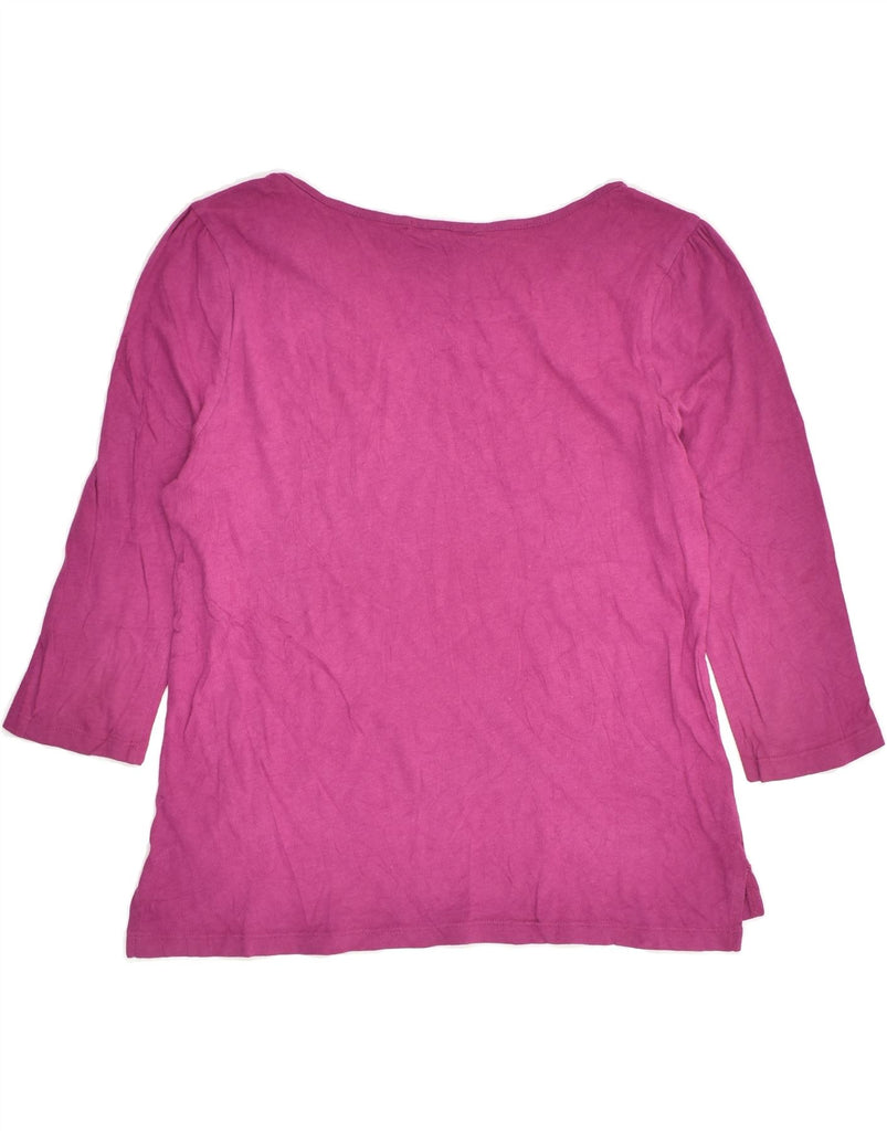 GAP Girls Graphic Top Long Sleeve 9-10 Years Large Pink Cotton | Vintage Gap | Thrift | Second-Hand Gap | Used Clothing | Messina Hembry 