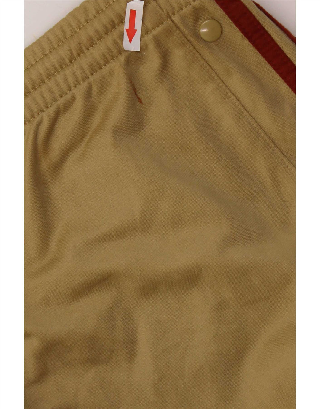 Adidas Mens Graphic Tracksuit Trousers Medium Khaki Polyester