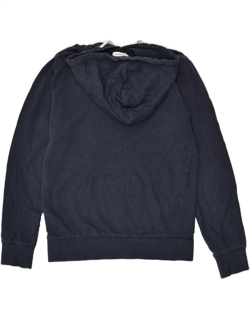 JACK & JONES Mens Hoodie Jumper Medium Navy Blue Cotton | Vintage Jack & Jones | Thrift | Second-Hand Jack & Jones | Used Clothing | Messina Hembry 