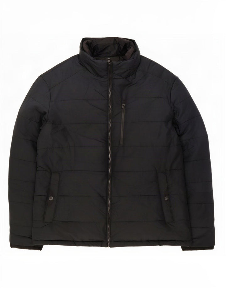 Marks & Spencer Womens Padded Jacket UK 44 2XL Black Polyester