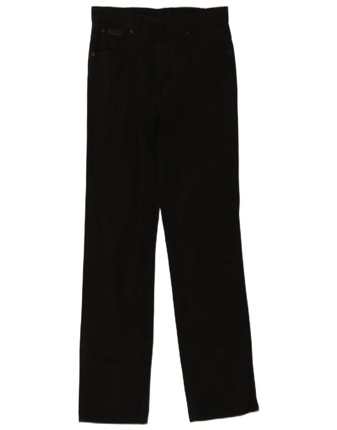 Wrangler Mens Texas Stretch Straight Jeans W30 L34 Black Cotton
