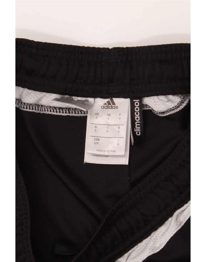 Adidas Mens Climacool Tracksuit Trousers Small Black Colourblock Polyester