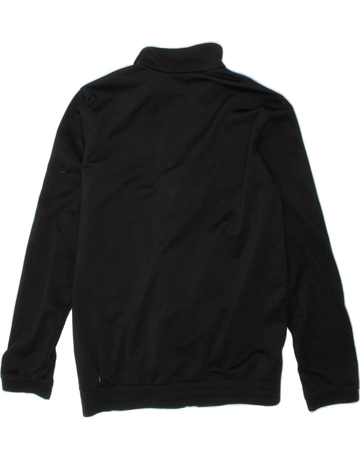 ADIDAS Boys Tracksuit Top Jacket 9-10 Years Black Polyester Vintage Adidas and Second-Hand Adidas from Messina Hembry 