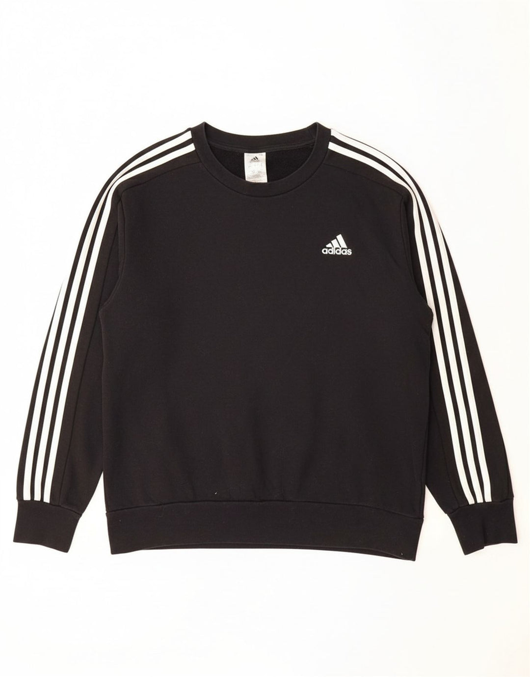 ADIDAS Mens Graphic Sweatshirt Jumper Large Black Cotton Vintage Adidas and Second-Hand Adidas from Messina Hembry 