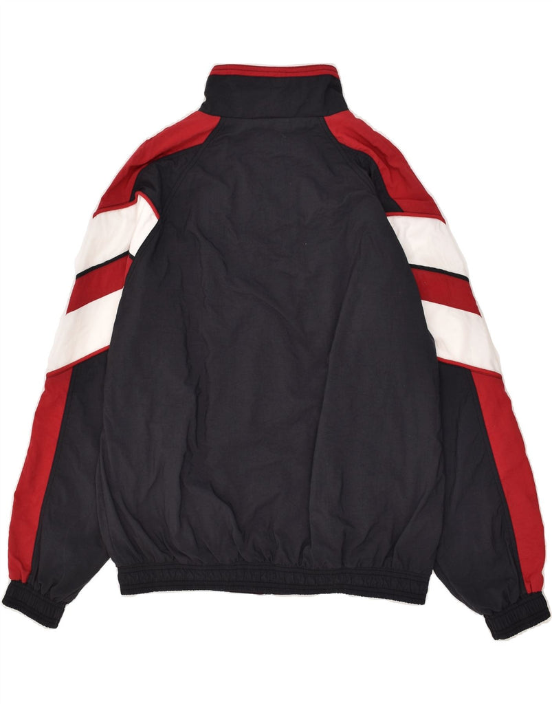 PUMA Mens Tracksuit Top Jacket Medium Black Colourblock Polyamide | Vintage Puma | Thrift | Second-Hand Puma | Used Clothing | Messina Hembry 