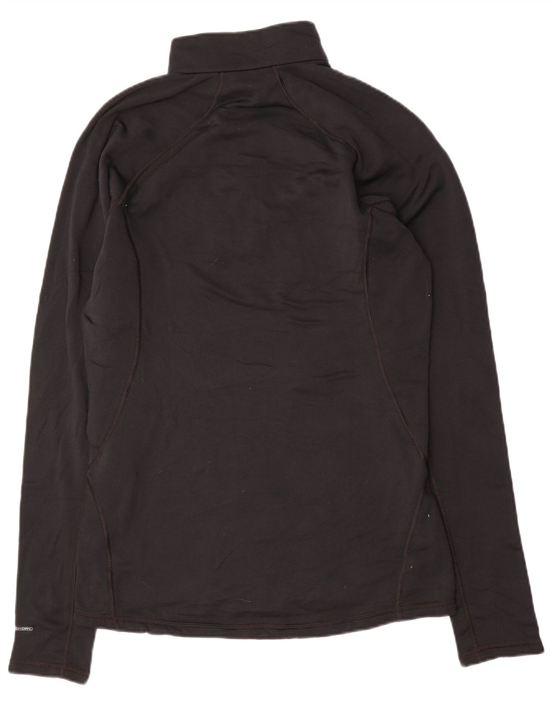 The North Face Mens Zip Neck Regular Fit Top Long Sleeve Medium Black
