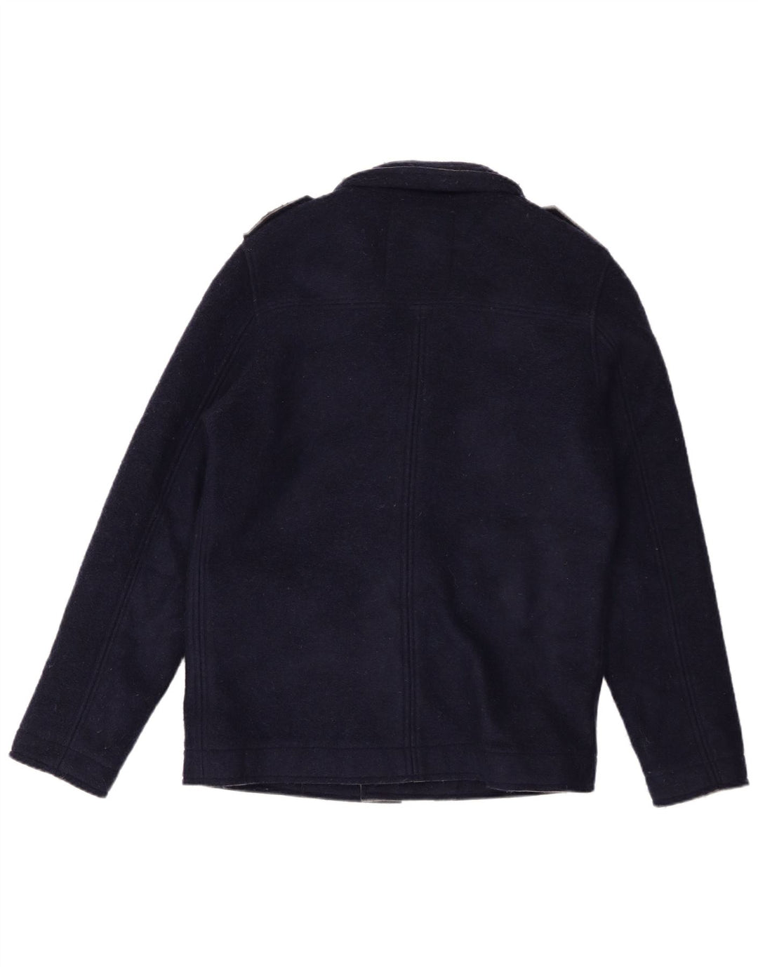 Rifle Mens Military Jacket UK 40 Large Navy Blue Polyester