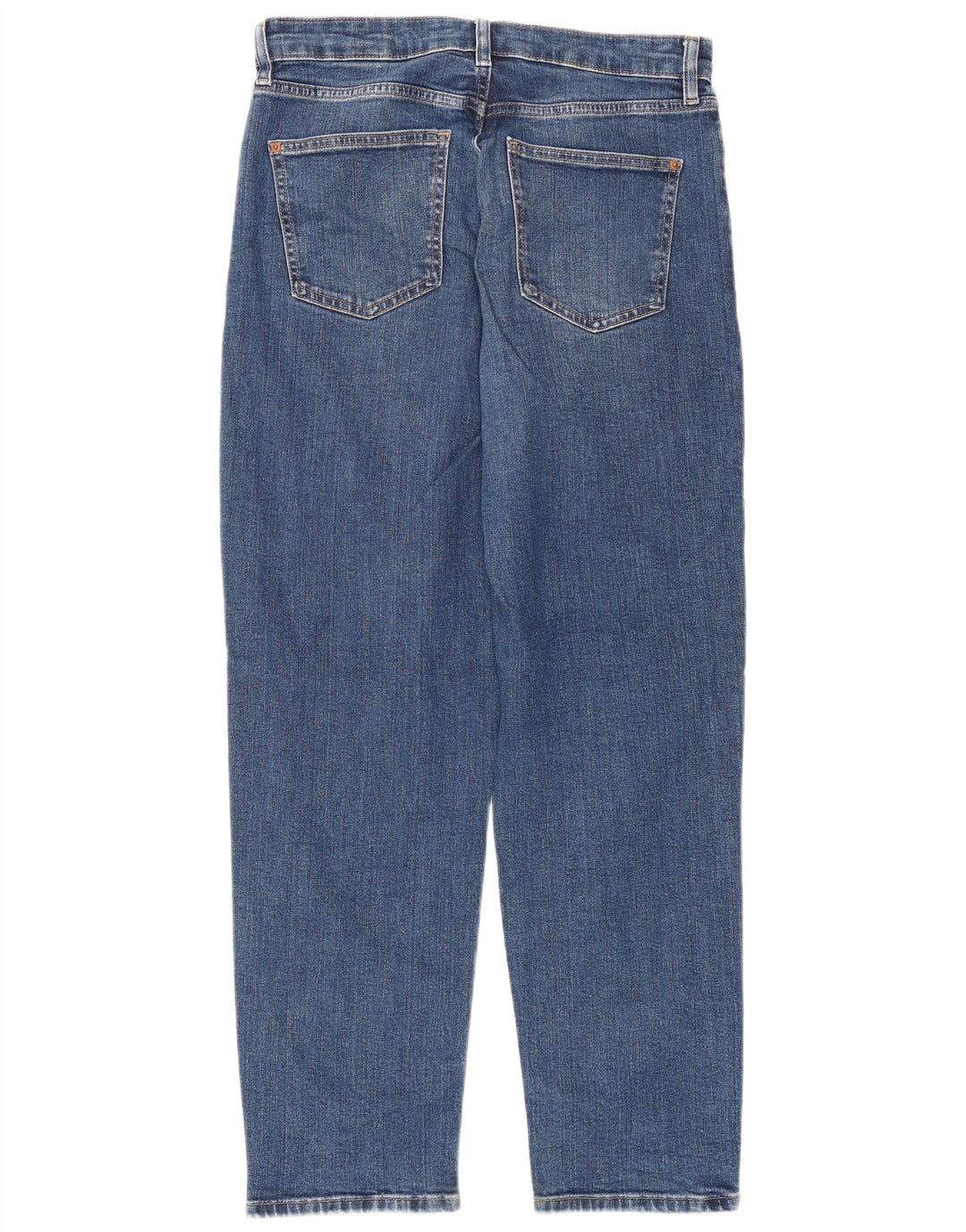 Marks & Spencer Womens Regular High Waist Jeans UK 12 Medium W30 L29 Blue
