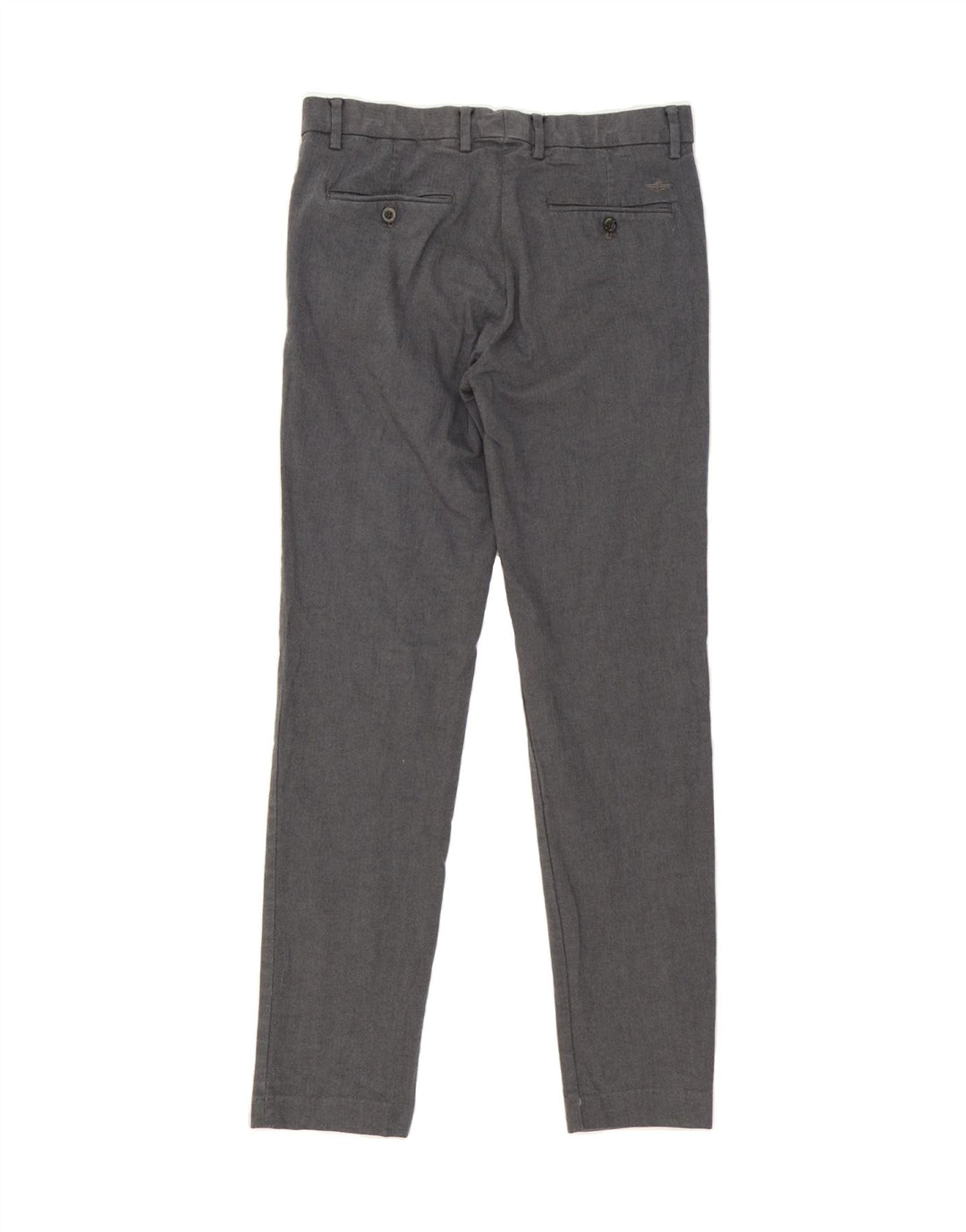 DOCKERS Mens Extra Sim Fit Chino Trousers W32 L34 Grey Chevron Cotton Vintage Dockers and Second-Hand Dockers from Messina Hembry 