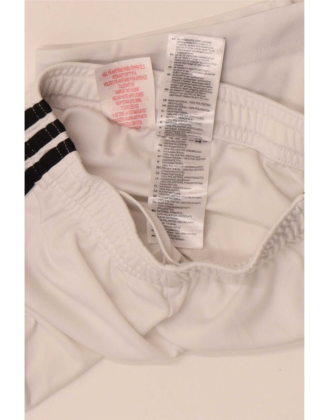 Adidas Boys Juventus Sport Shorts 7-8 Years  White Polyester