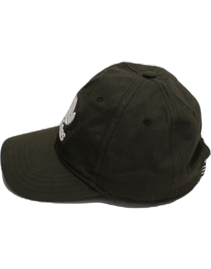 ADIDAS Mens Graphic Snapback Cap One Size Green Cotton Vintage Adidas and Second-Hand Adidas from Messina Hembry 