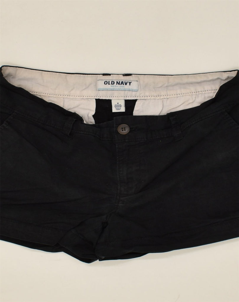 OLD NAVY Womens Chino Shorts US 4 Small W32 Black Cotton | Vintage Old Navy | Thrift | Second-Hand Old Navy | Used Clothing | Messina Hembry 