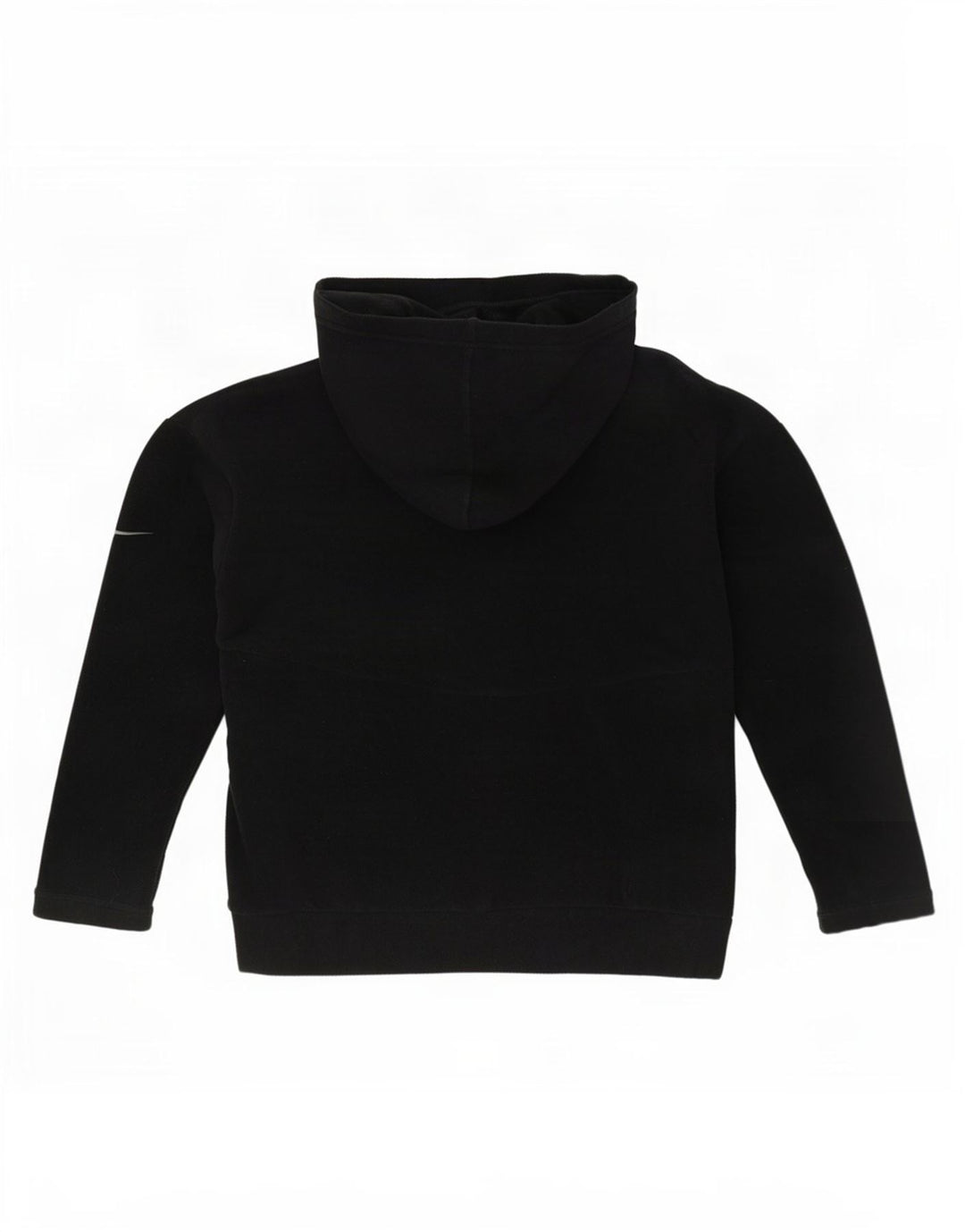 Nike Womens Hooded Oversized Fleece Jumper UK 10 Small Black Polyester