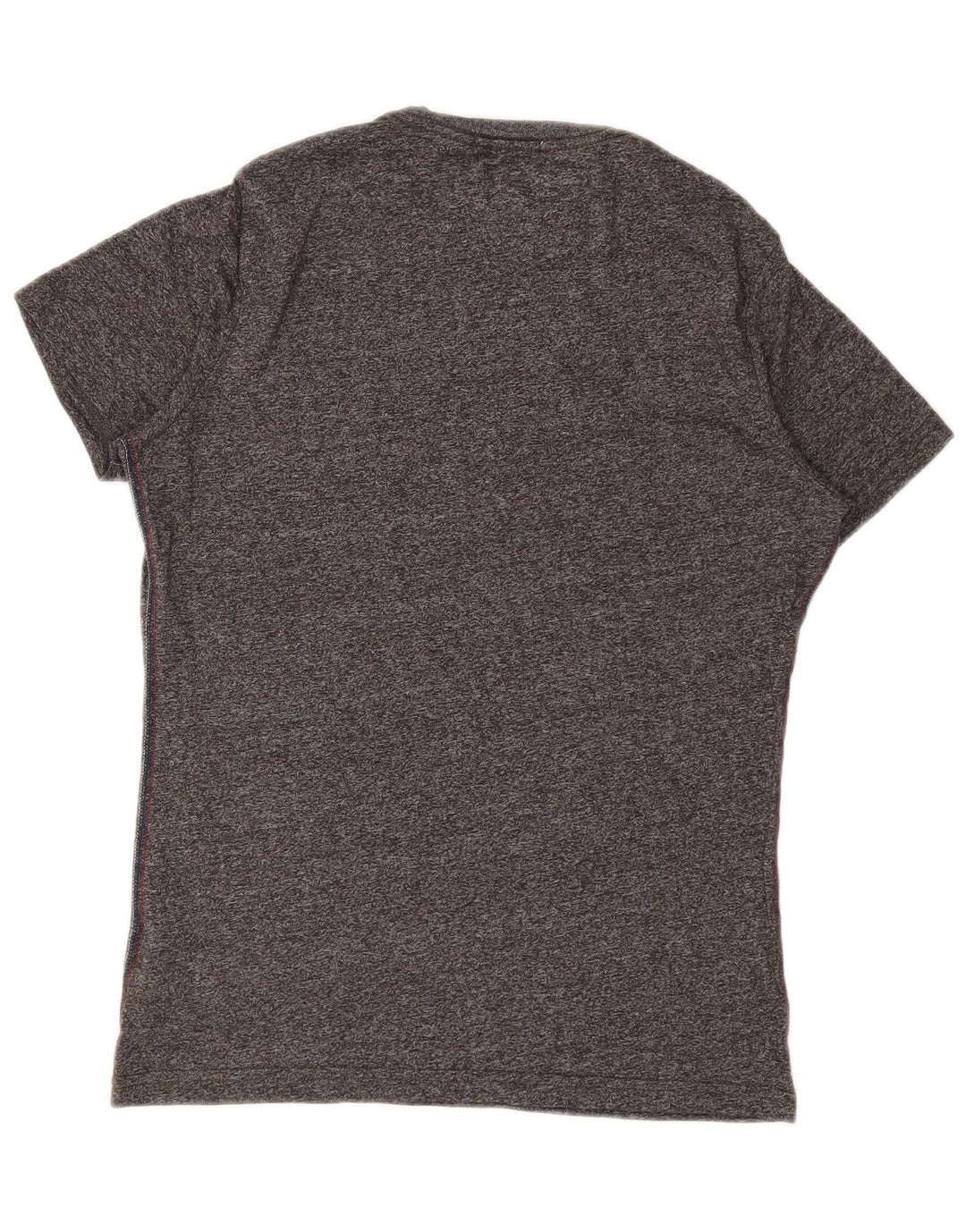 TOMMY HILFIGER Mens T-Shirt Top Small Grey Flecked Cotton