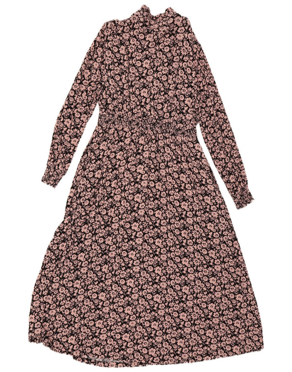 Boden Womens Long Sleeve Maxi Dress UK 18 XL Pink Floral