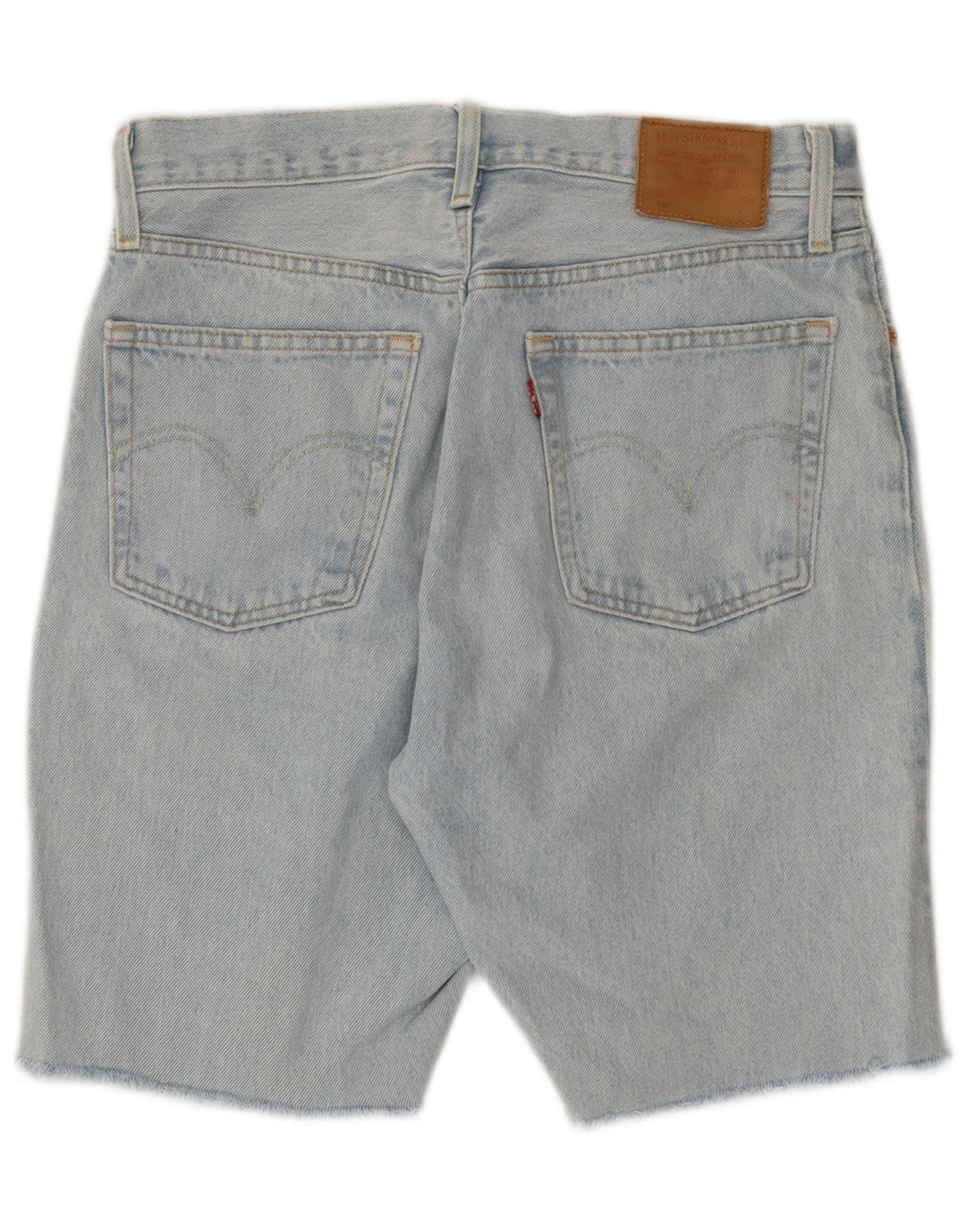 LEVI'S Mens 501 Denim Shorts W28 Medium Blue Cotton