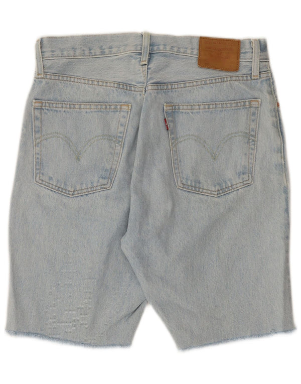 LEVI'S Mens 501 Denim Shorts W28 Medium Blue Cotton