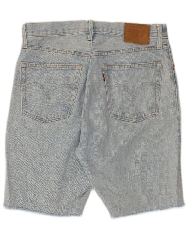 LEVI'S Mens 501 Denim Shorts W28 Medium Blue Cotton