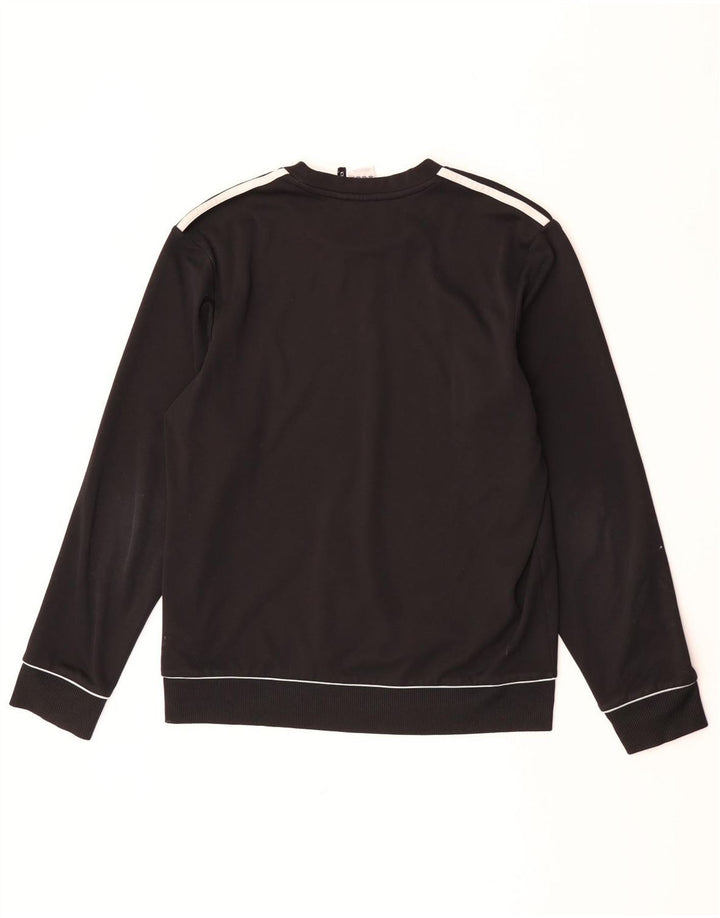 Adidas Mens Climalite Sweatshirt Jumper UK 40/42 Medium Black Polyester