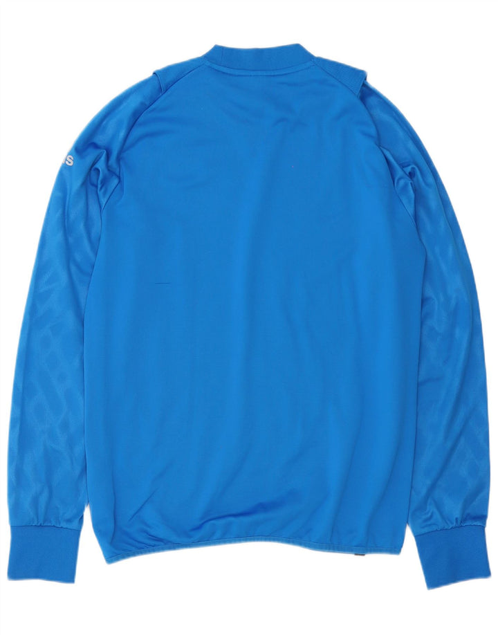 Adidas Mens Climawarm Top Long Sleeve Medium Blue Polyester