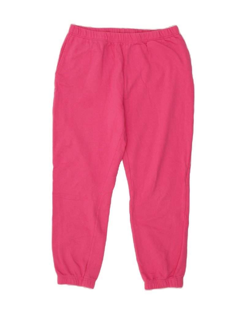 ONLY Womens Tracksuit Trousers Joggers UK 16 Large  Pink Cotton Vintage Only and Second-Hand Only from Messina Hembry 