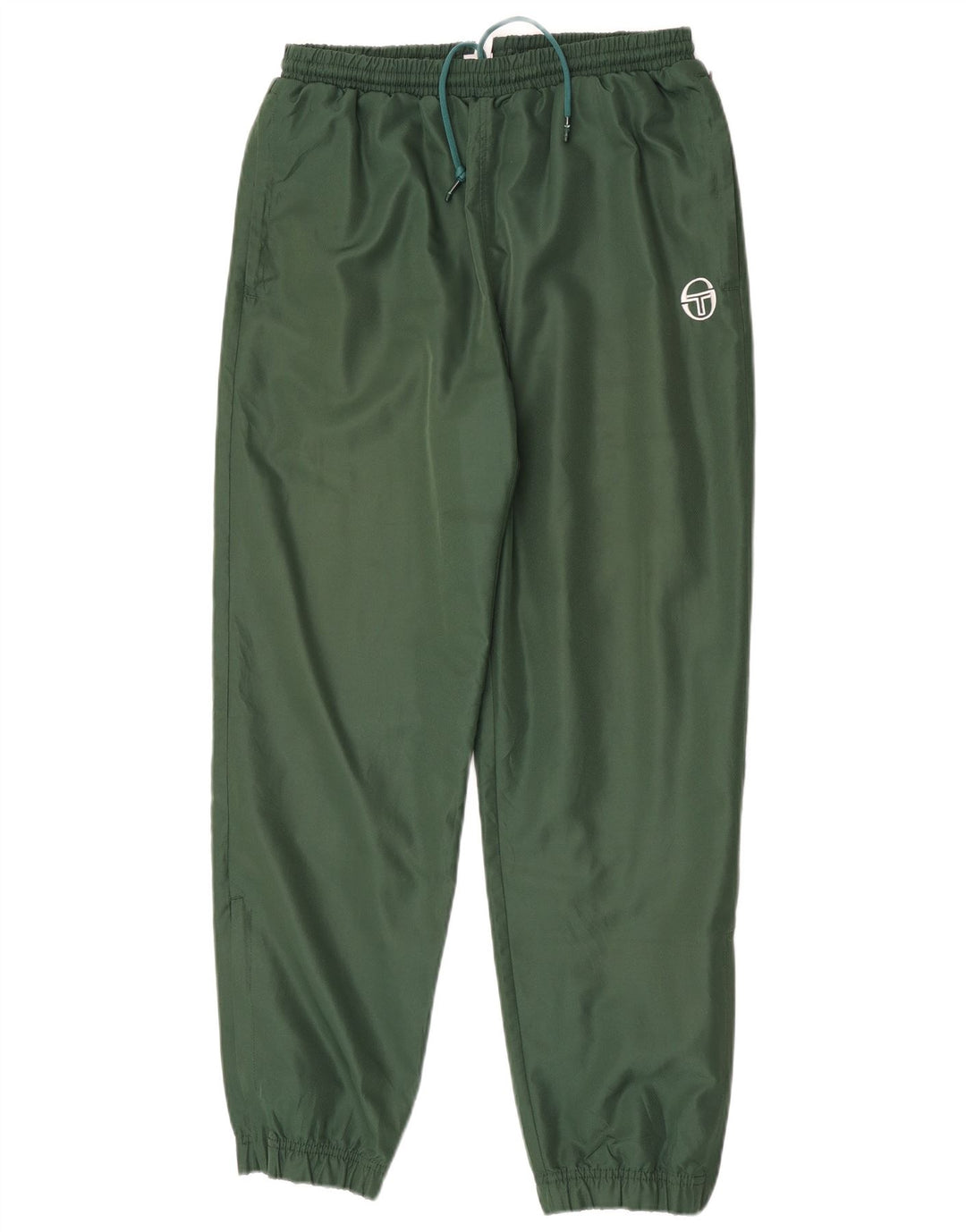 Sergio Tacchini Mens Tracksuit Trousers Joggers Large Green Polyester