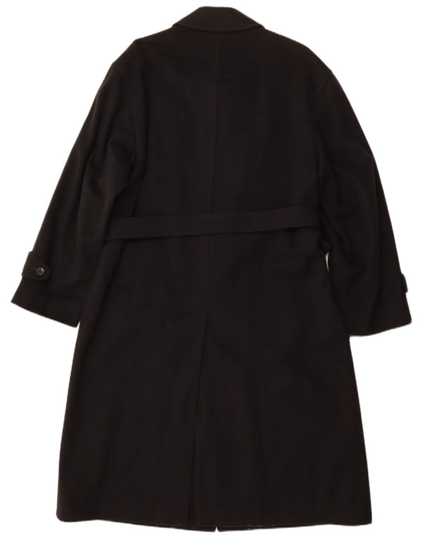 Bugatti Mens Overcoat UK 38 Medium Black Wool
