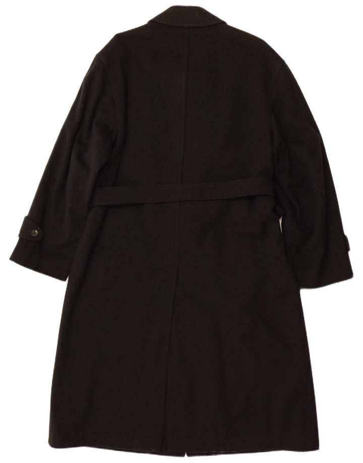 Bugatti Mens Overcoat UK 38 Medium Black Wool