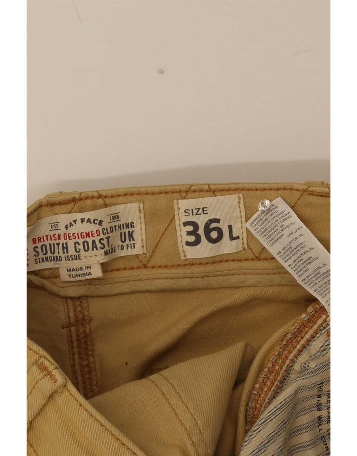 Fat Face Mens Bermuda Shorts W36 Large Beige Cotton