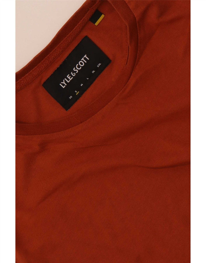 Lyle & Scott Mens T-Shirt Top Small Brown