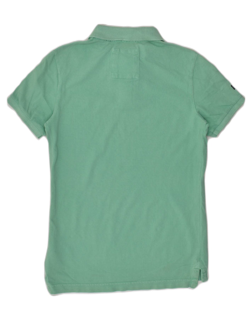 SUPERDRY Mens Polo Shirt Small Green Cotton | Vintage Superdry | Thrift | Second-Hand Superdry | Used Clothing | Messina Hembry 