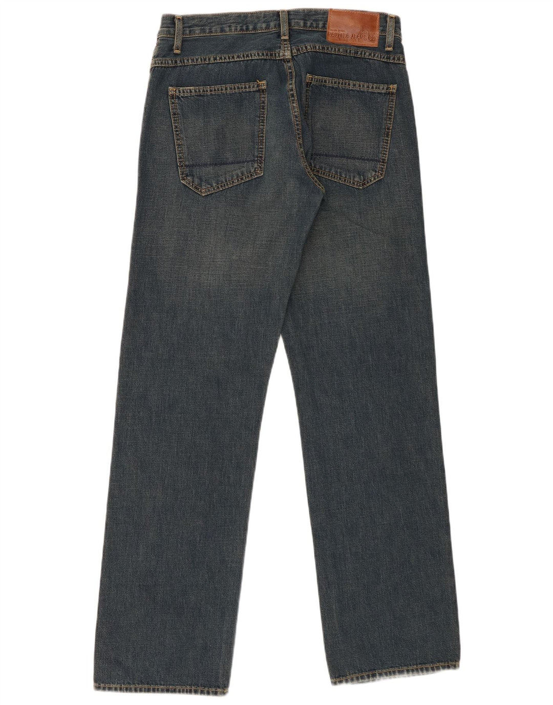 Nautica Mens Straight Jeans W30 L32 Blue Cotton