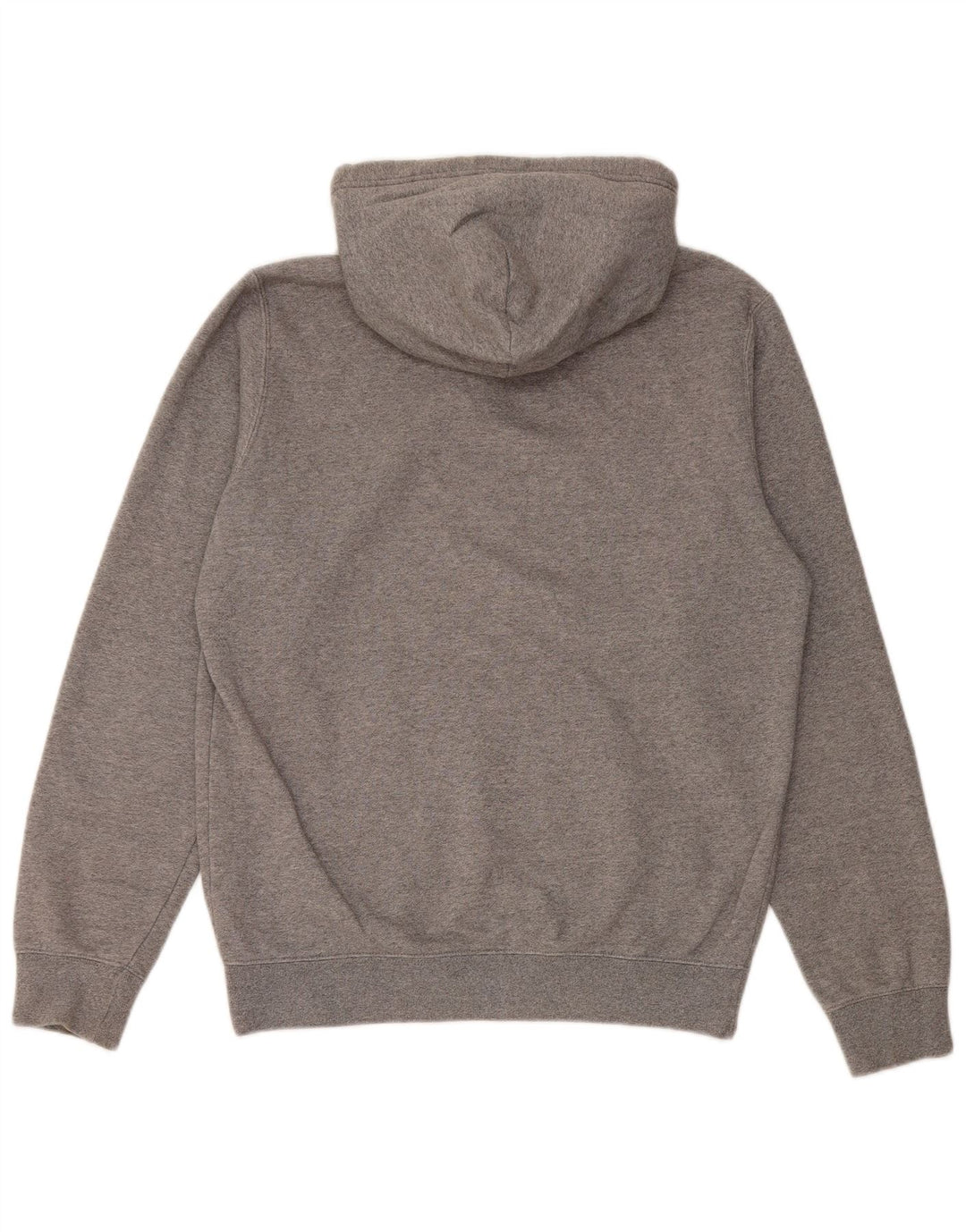 Champion Mens Graphic Hoodie Jumper Medium Grey Flecked Cotton