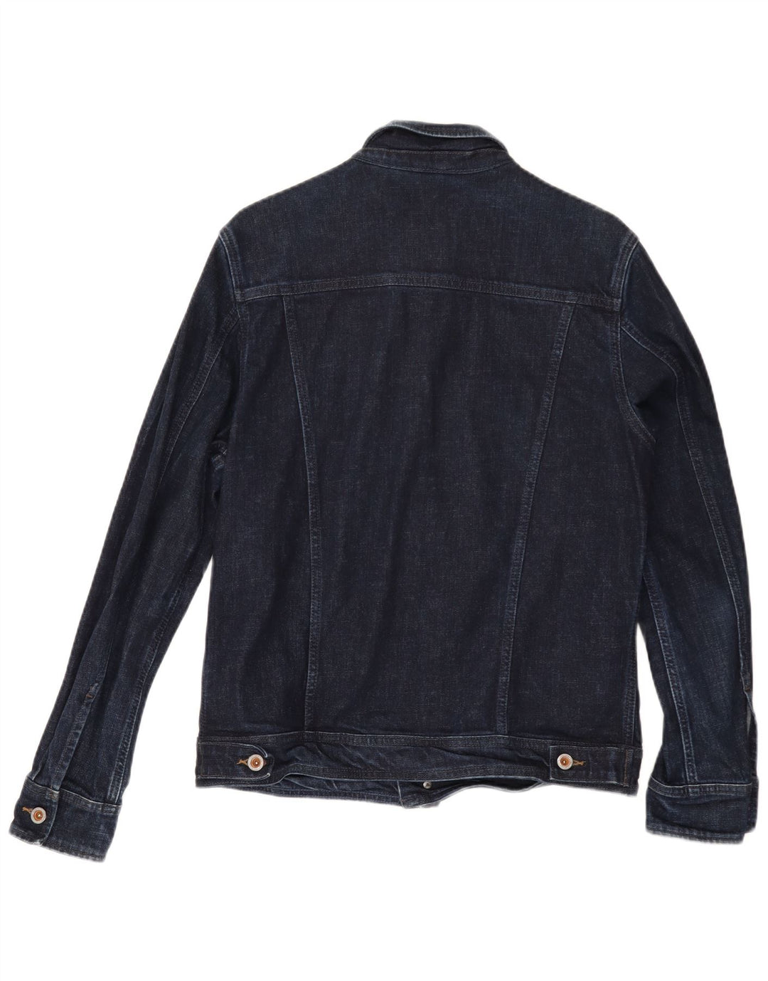 Timberland Mens Denim Jacket UK 38 Medium Navy Blue Cotton