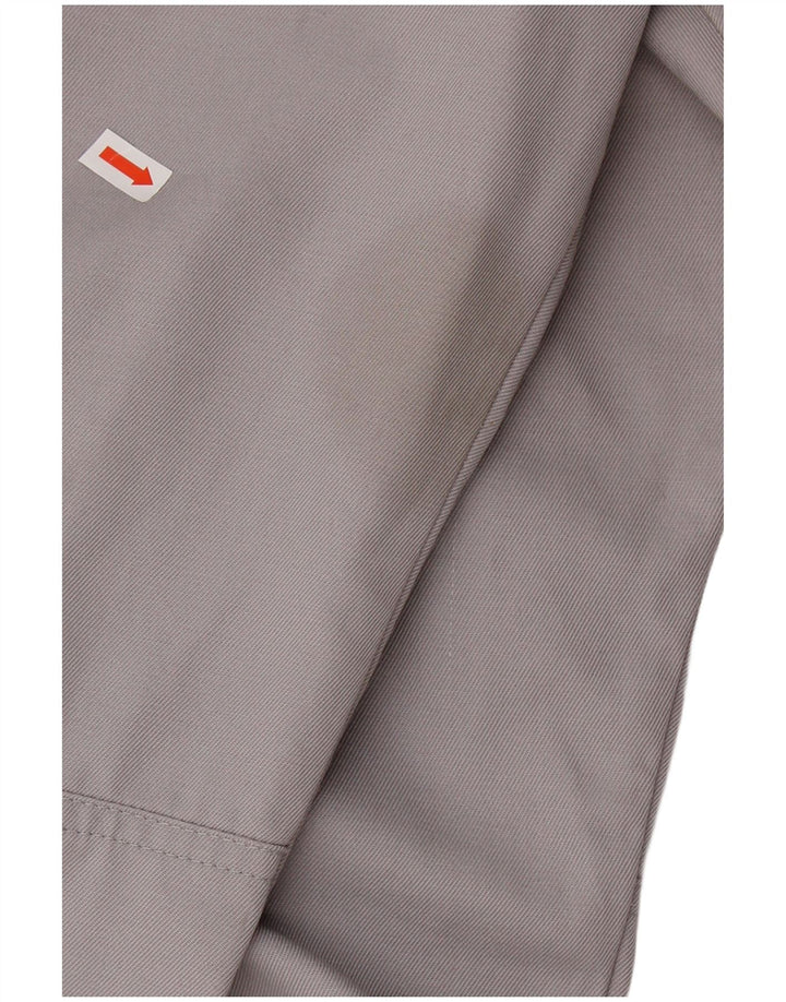 BIG STAR Mens Straight Cargo Trousers W33 L32 Grey Cotton