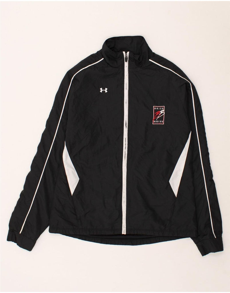 UNDER ARMOUR Boys Graphic Tracksuit Top Jacket 15-16 Years Black | Vintage Under Armour | Thrift | Second-Hand Under Armour | Used Clothing | Messina Hembry 