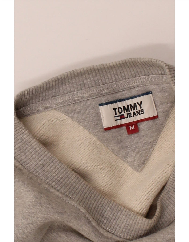 TOMMY HILFIGER Mens Sweatshirt Jumper Medium Grey Cotton Vintage Tommy Hilfiger and Second-Hand Tommy Hilfiger from Messina Hembry 
