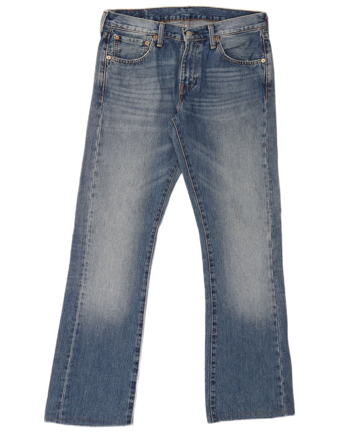 Levi's Mens 527 Bootcut Jeans W31 L31 Blue Cotton
