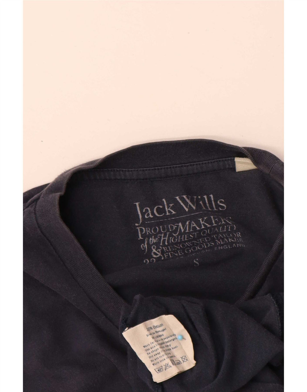 Jack Wills Mens T-Shirt Top Small Navy Blue