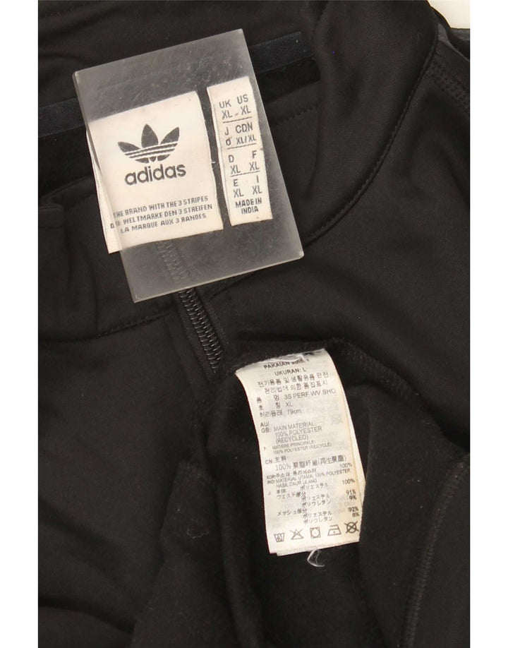 Adidas Mens Tracksuit Top Jacket XL Black Polyester
