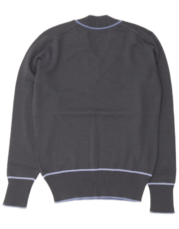 Bleyle Womens V-Neck Jumper Sweater IT 50 XL Grey Wool