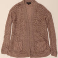 MOSSIMO Womens Open Cardigan Sweater UK 14 Large Beige Vintage Mossimo and Second-Hand Mossimo from Messina Hembry 